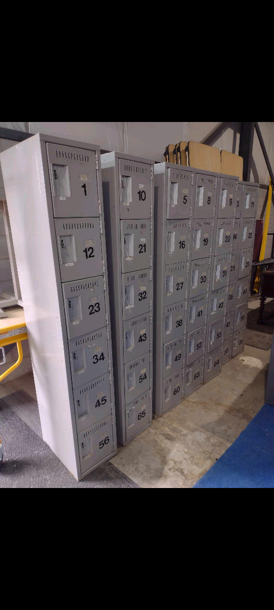 Grey Metal Lockers