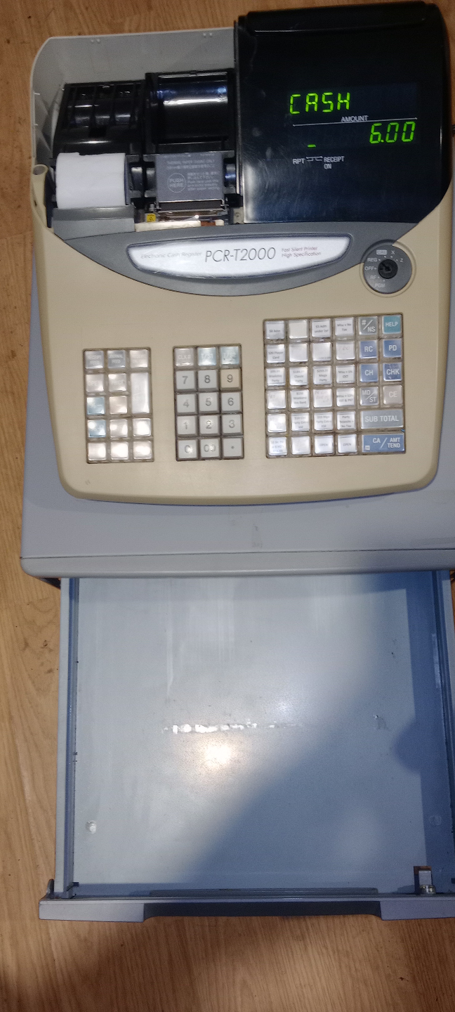 Casio PCR-T2000 Cash Register - photo 4