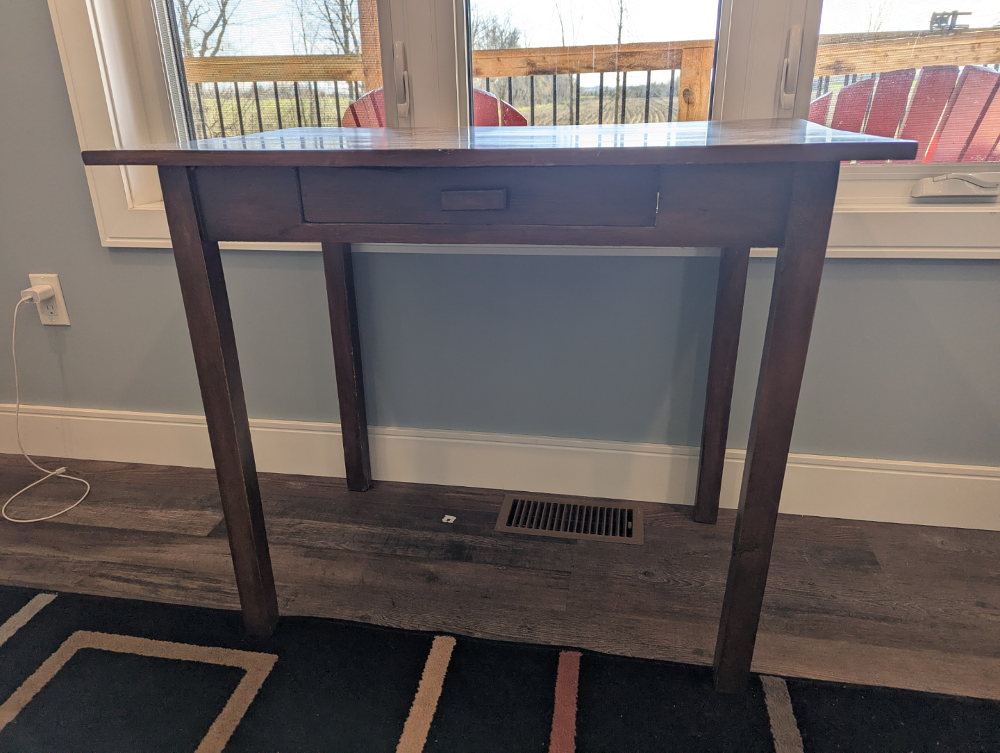 Small Wooden Writing Desk - photo 2