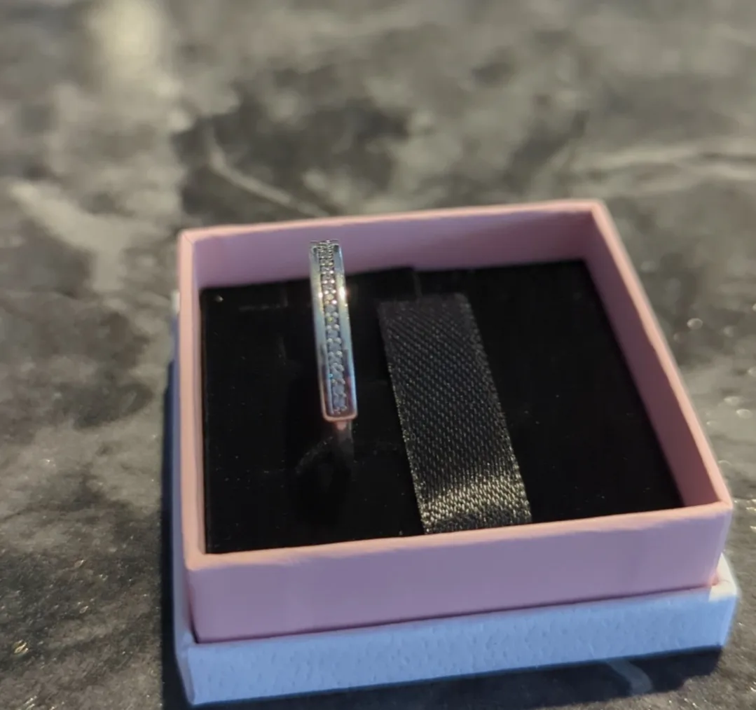 Pandora Silver Ring Size 7 brand new image indicator(9)