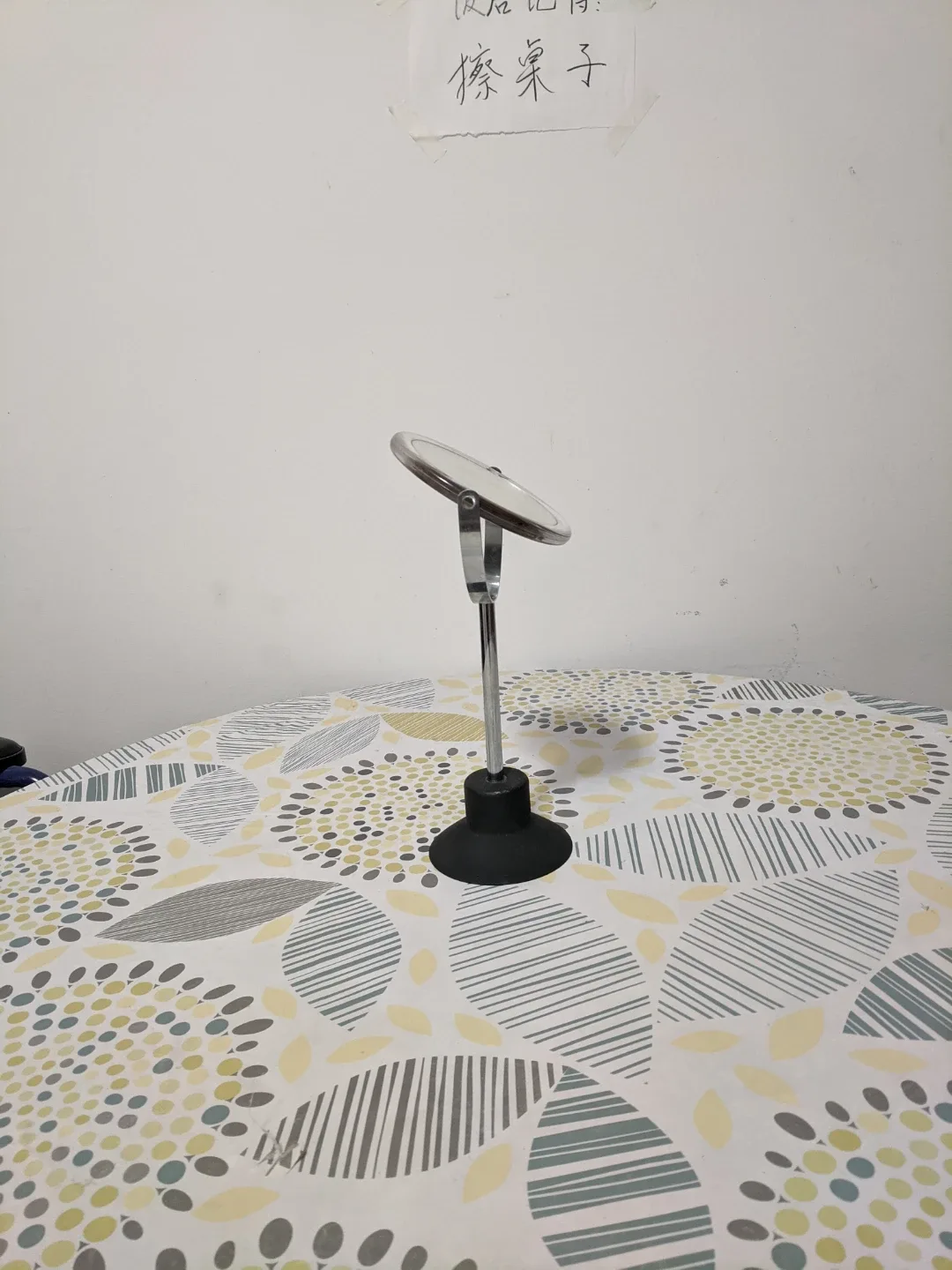 Round tabletop vanity mirror image indicator(4)