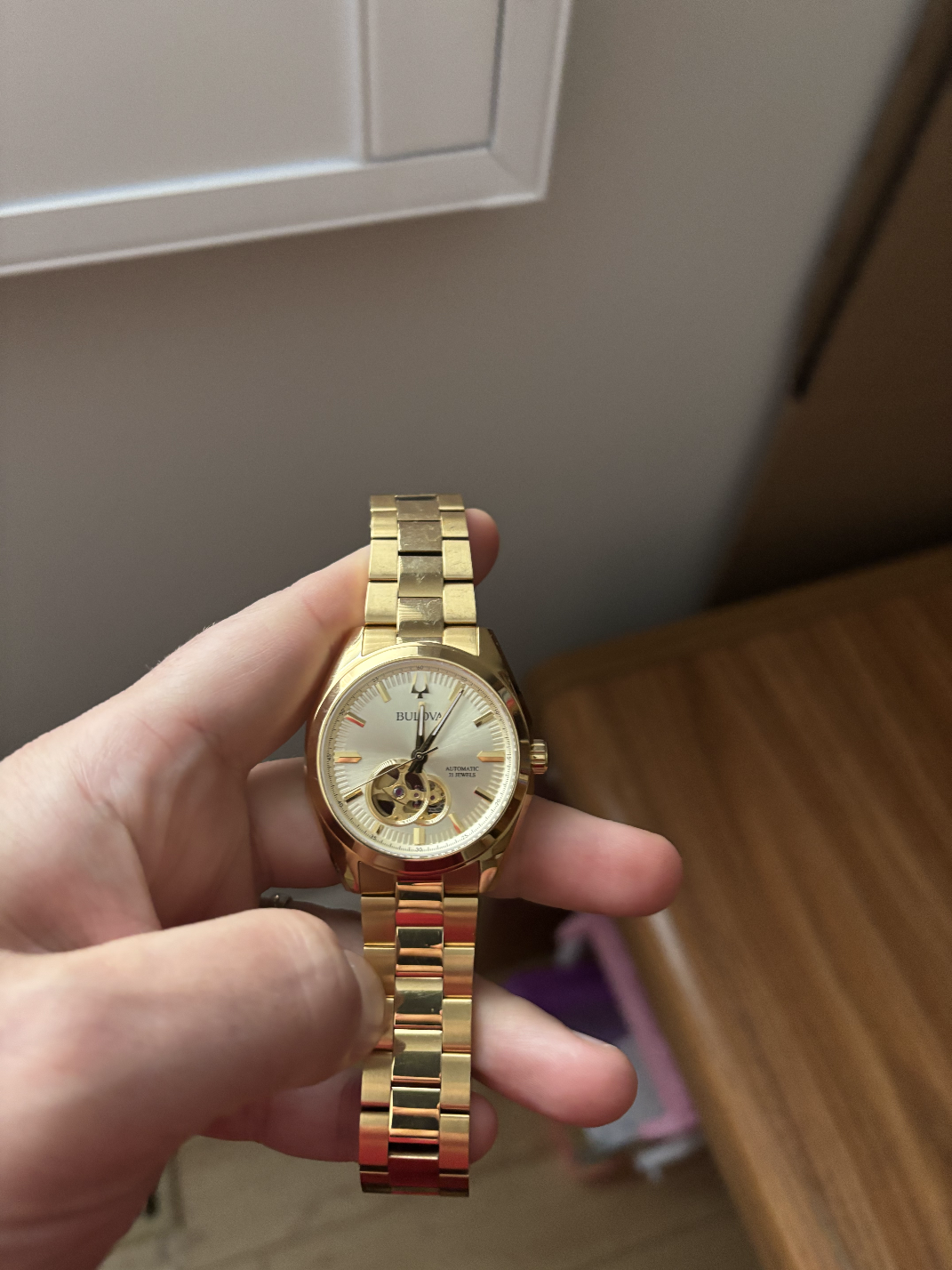 Bulova Automatic 21 Jewels Gold Watch - photo 4