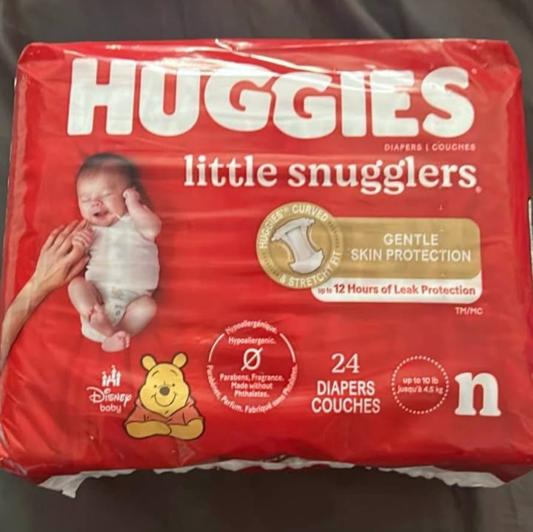 Huggies Little Snugglers Diapers Size N (24 Count)