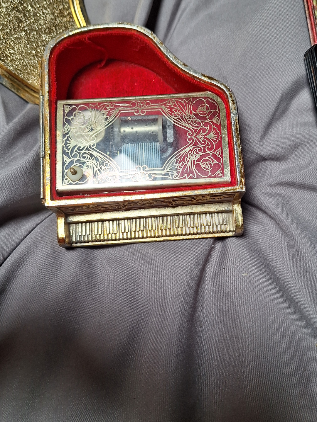 Vintage Grand Piano Music Box - photo 2