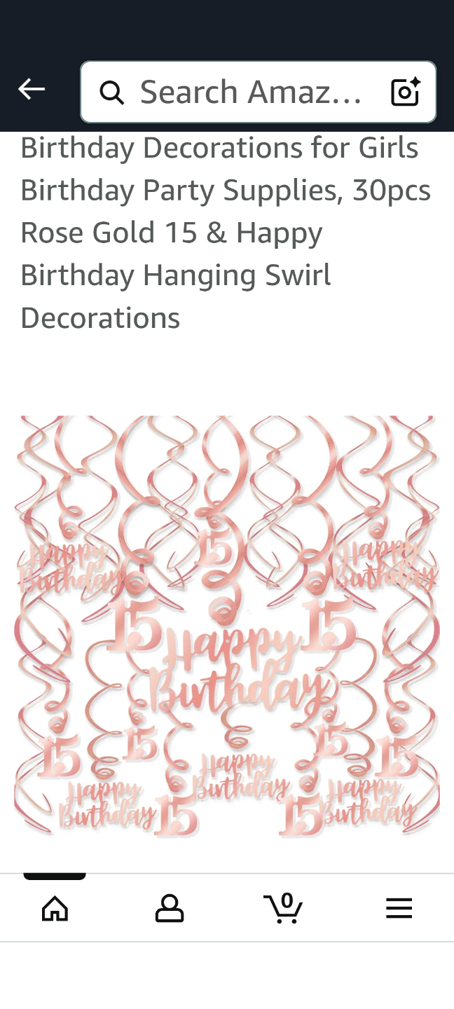 BN 15th Bday Decorations - photo 2