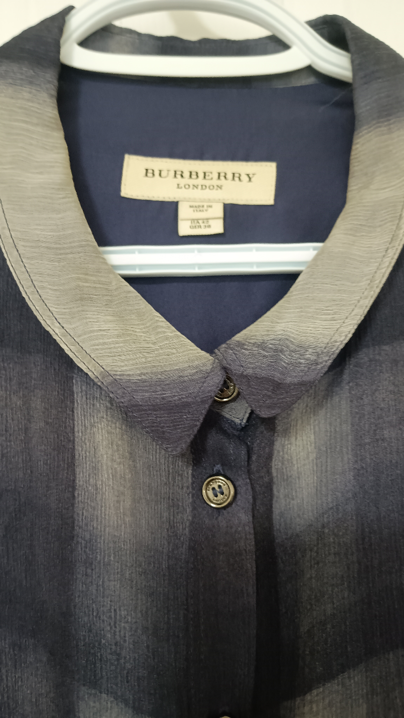 Burberry London Plaid Blue Dress