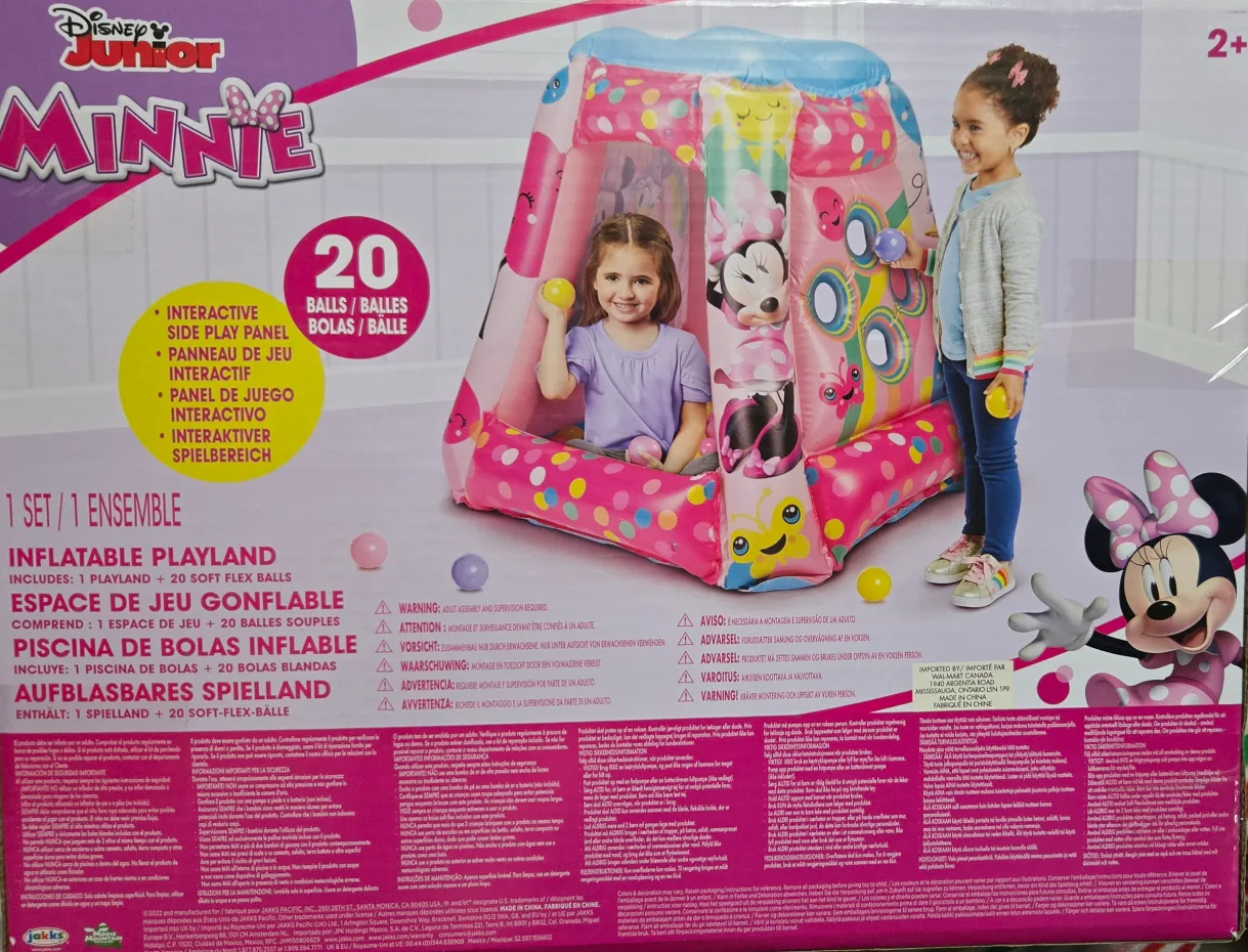 Minnie Mouse Inflatable Play Ball Pit image indicator(2)