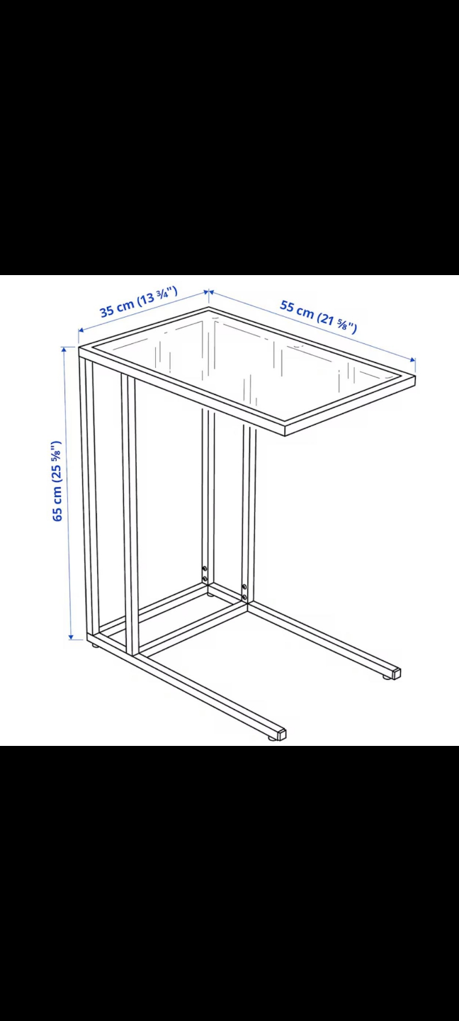 IKEA Nesting Table with Glass Top - photo 4
