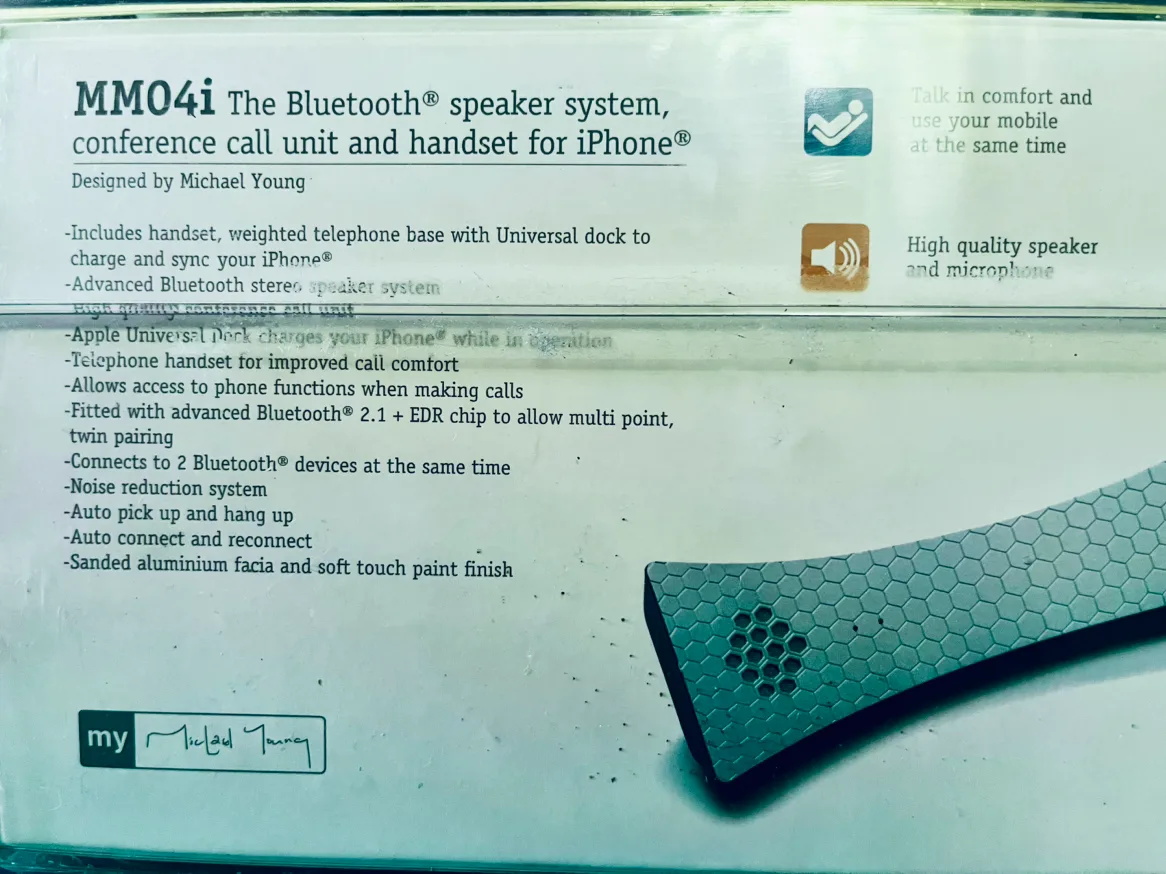 Bluetooth Speaker system handset for iPhone 3GS & 4 💚 image indicator(3)