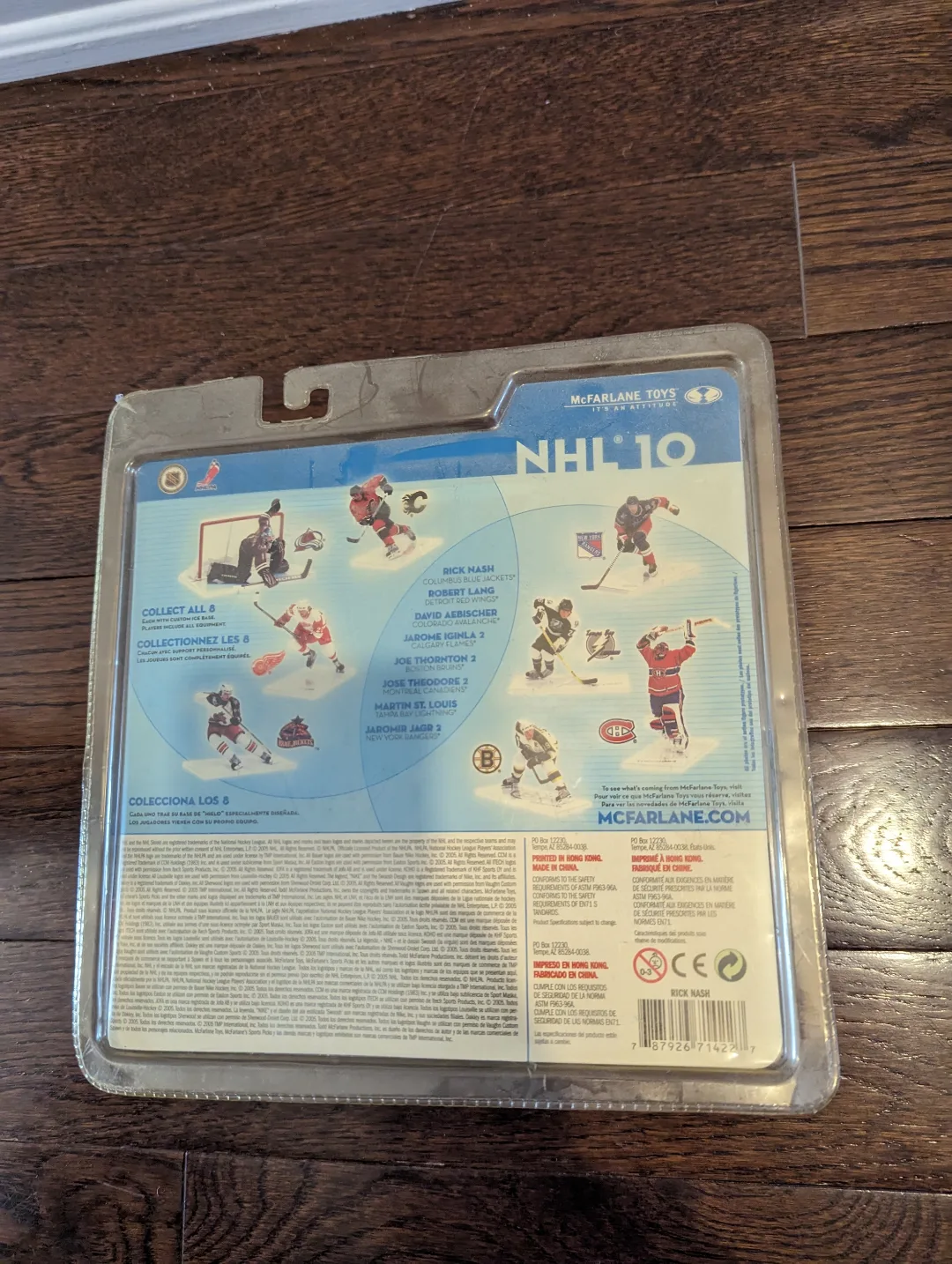 McFarlane NHL Series 10 Rick Nash Blue Jackets Action Figure image indicator(2)