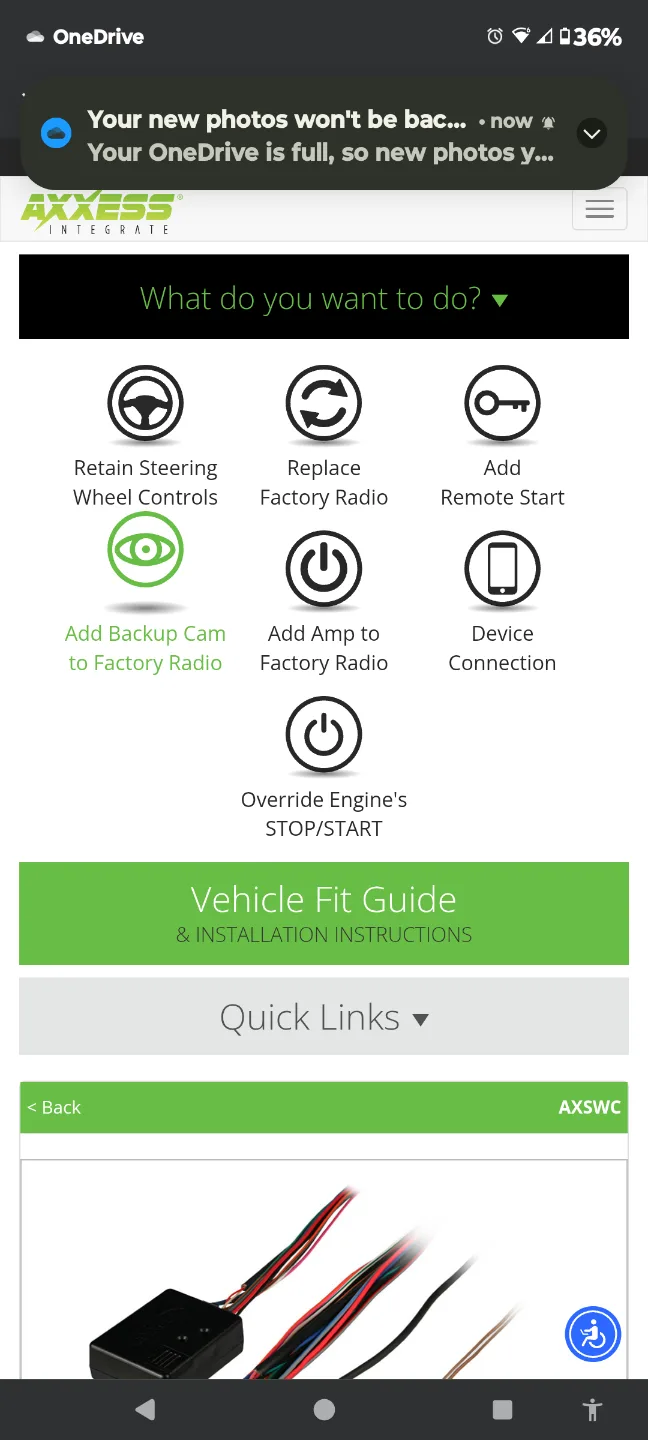 Axxess ASWC-1 Steering Wheel Control Interface image indicator(5)