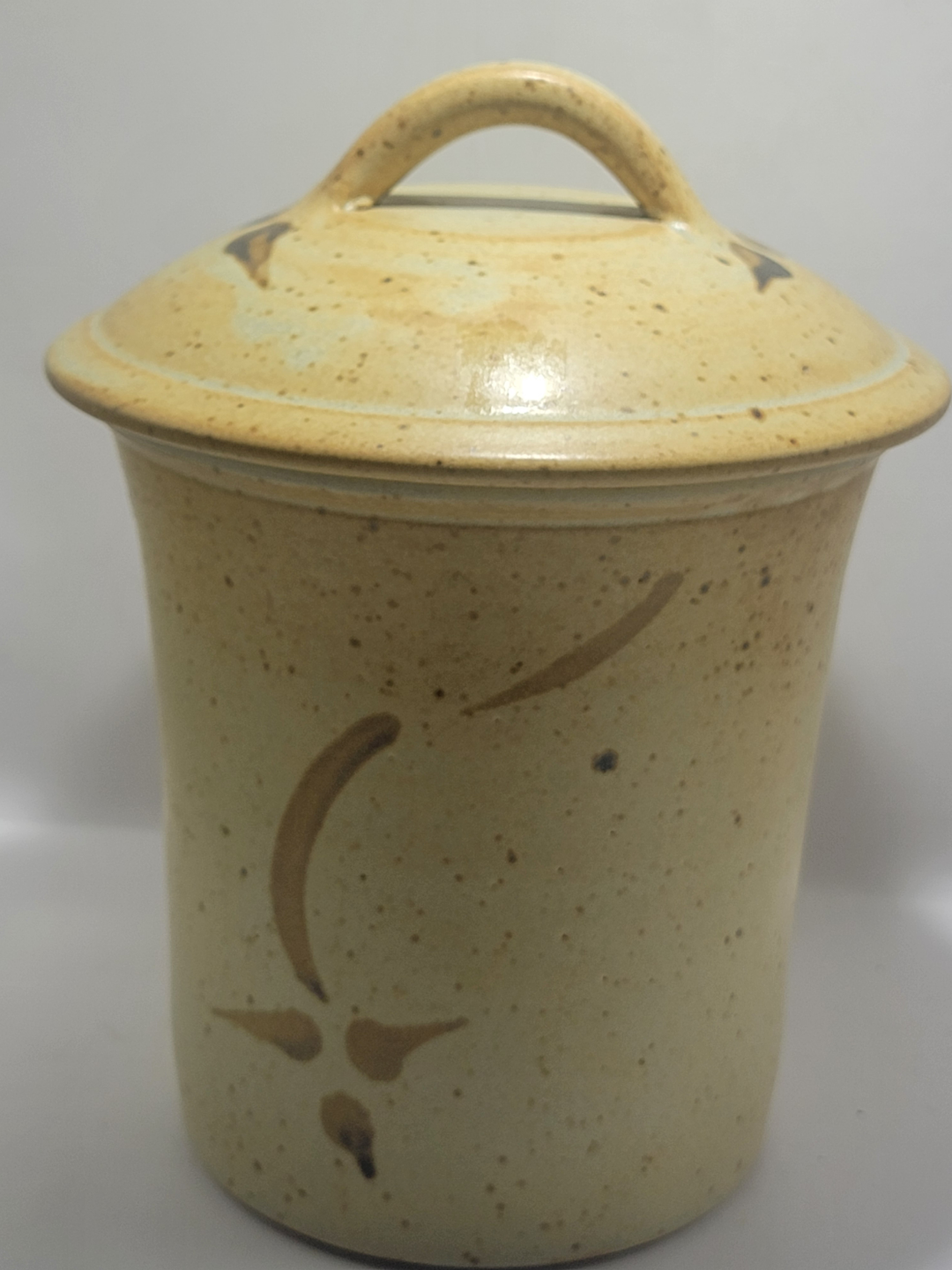 Handcrafted Pottery cannister with Lid - photo 3