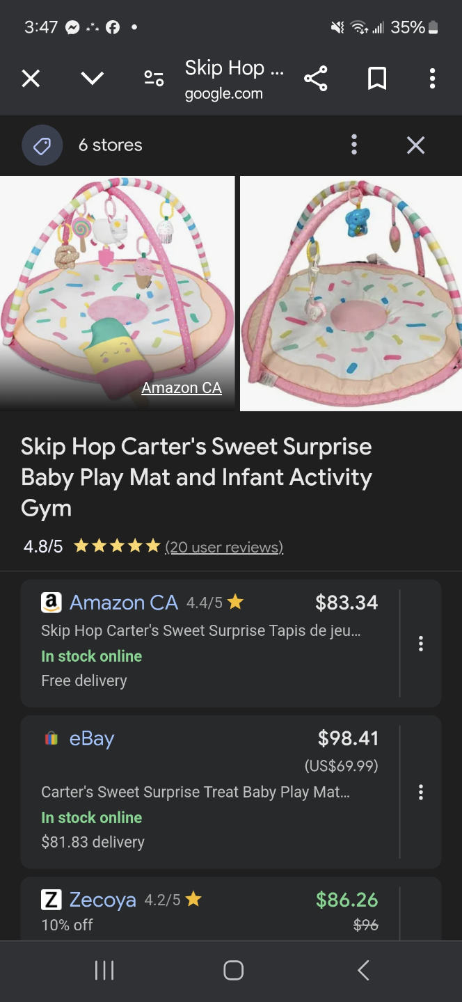 Baby Play Mat & Infant Activity Gym