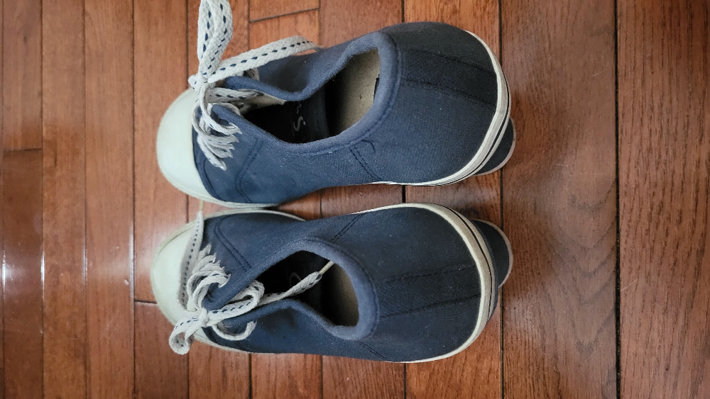 Dark Blue High Heel Sneakers Size 39 - photo 2