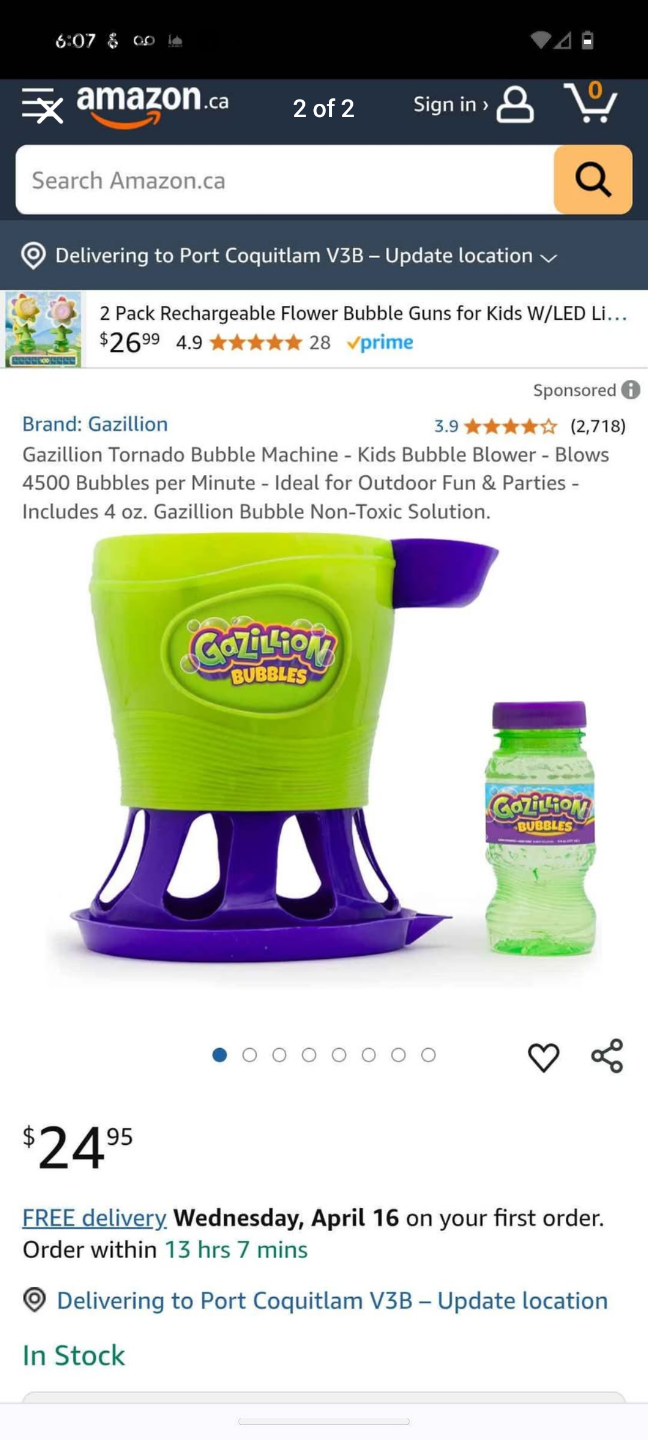Gazillion Monsoon Bubble Machine - photo 2
