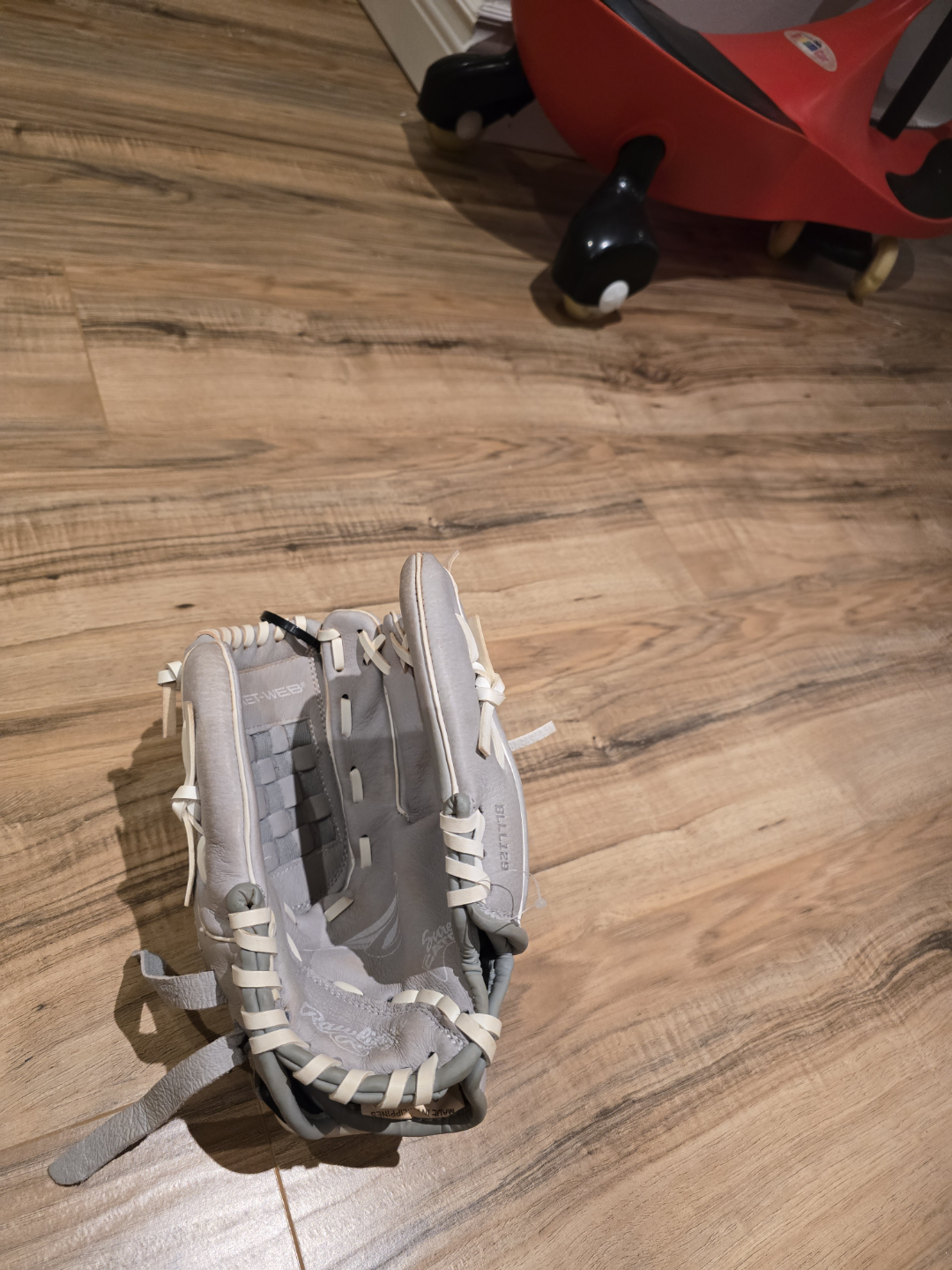 Kids Rawlings Liberty Ash Gray Baseball Glove - photo 4