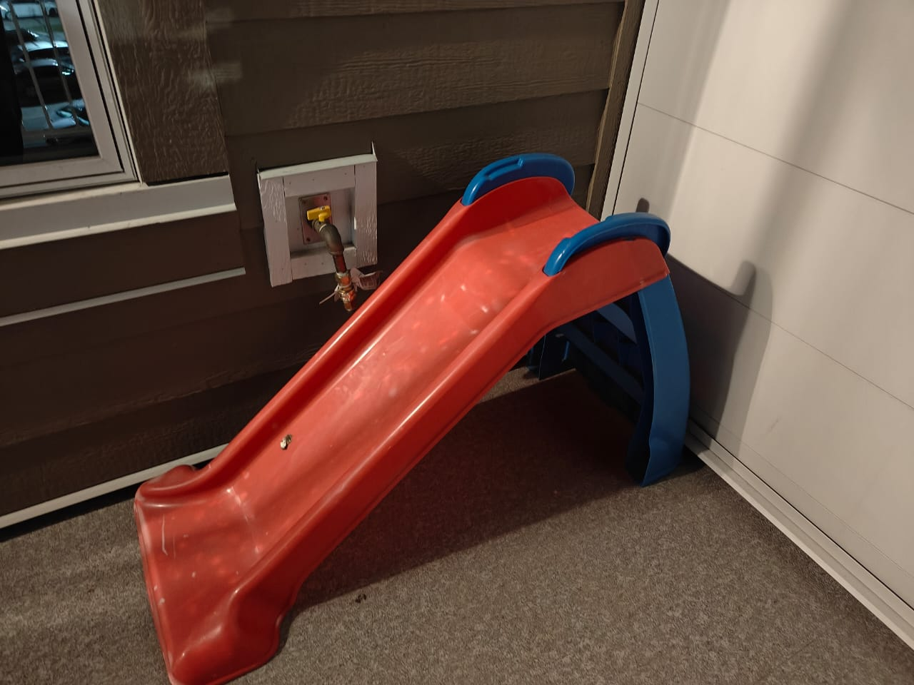 Kids' Red and Blue Plastic Slide - photo 2