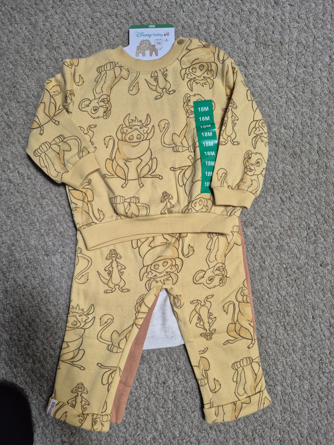 Disney Baby The Lion King 4-Piece Outfit - 18M