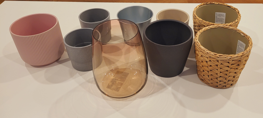 9 pots with 10 artificial Potted Plants - photo 5