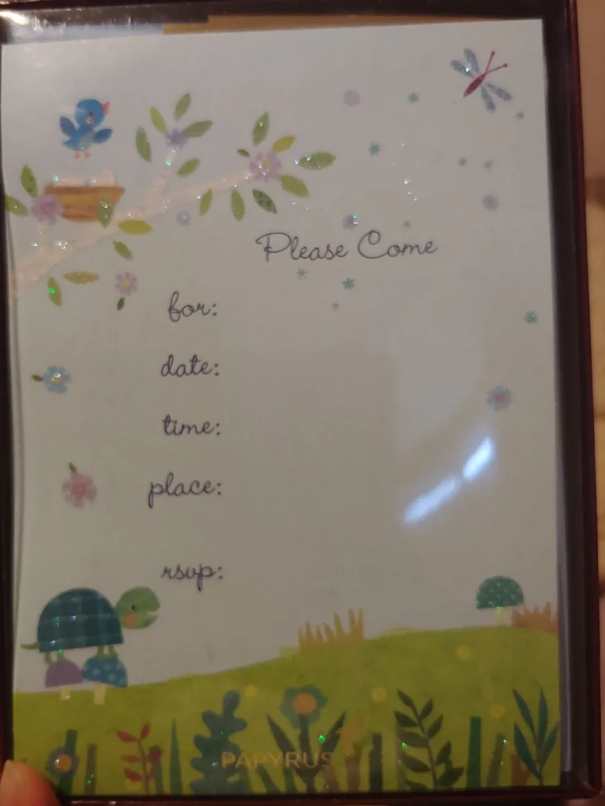 Papyrus Party Invitations - 50 invites total 💚 image indicator(3)