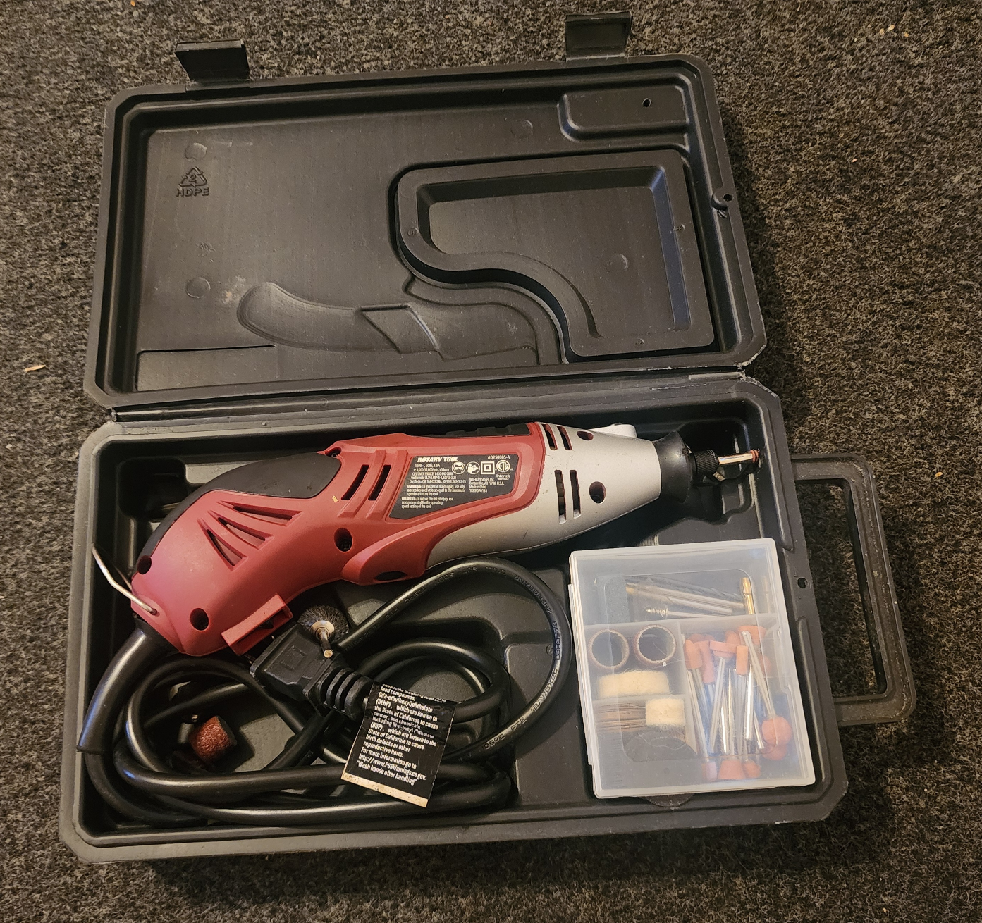 Hyper Tough 1.5-Amp Rotary Tool with 105 Accessories 5 Wrenches