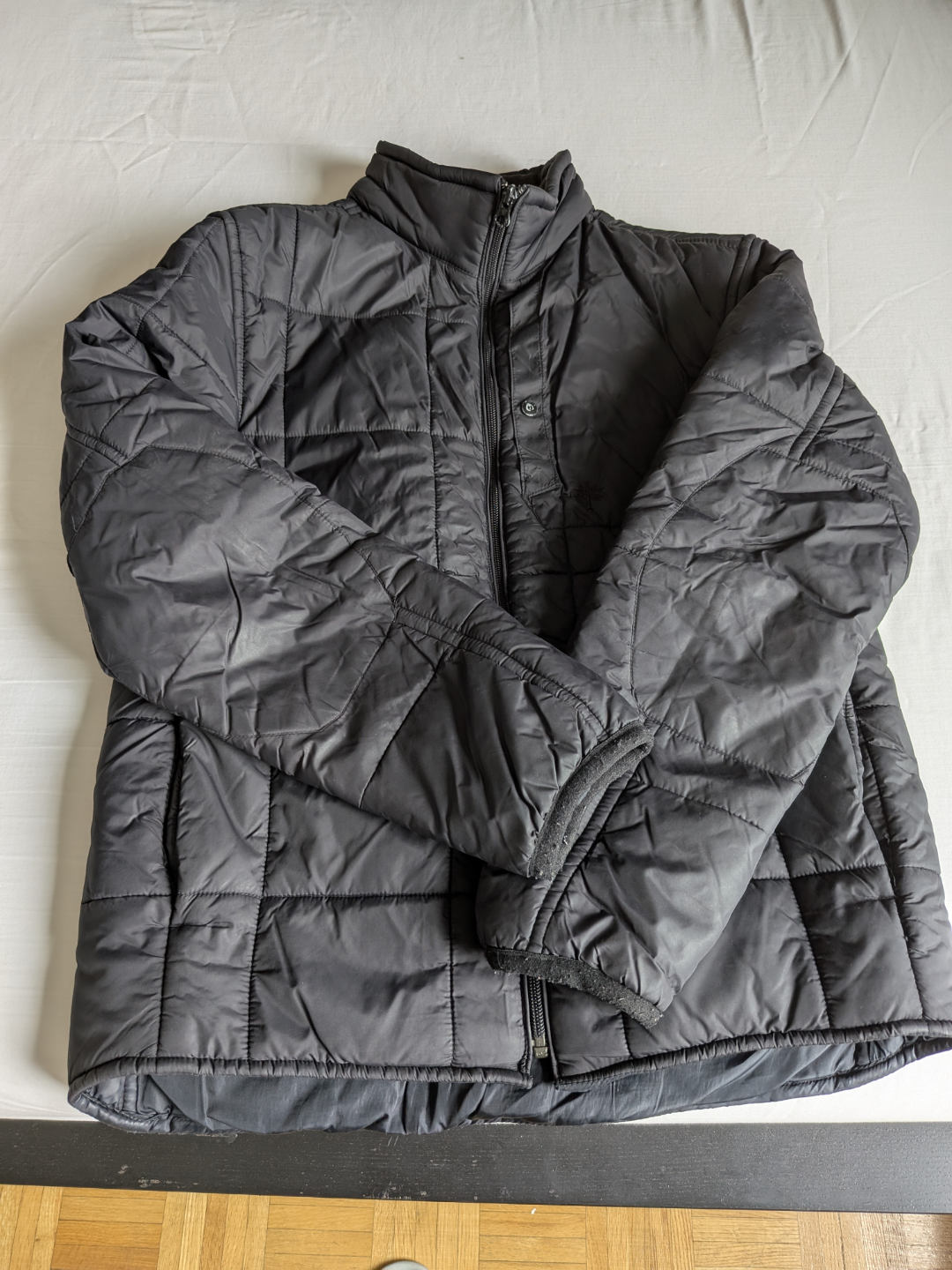 Men's Black Quilted Puffer Jacket