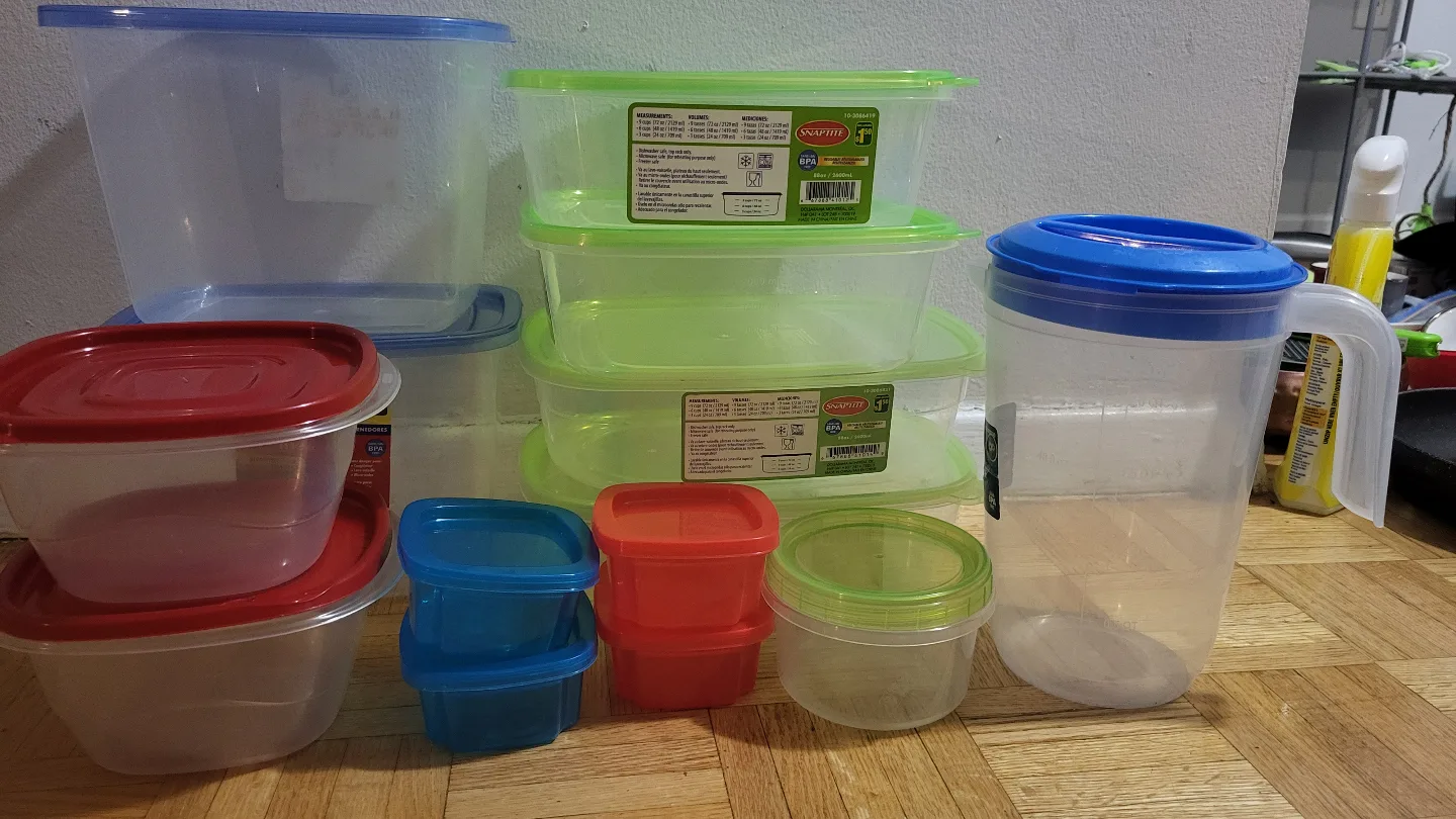 Assorted Snapware & Other Plastic Food Containers thumbnail