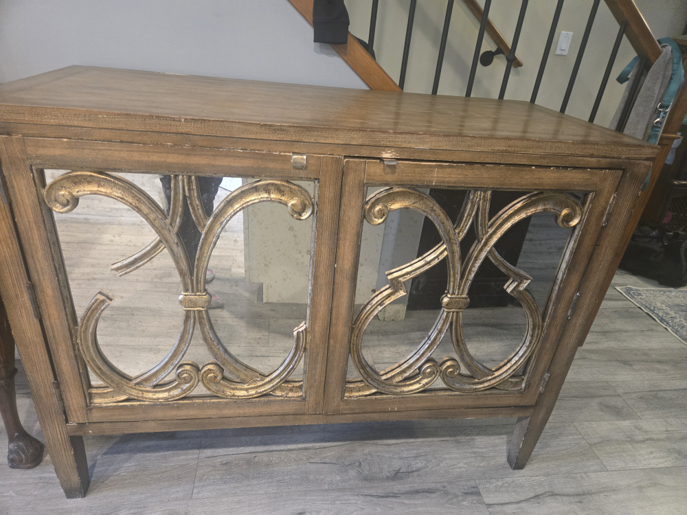 Mirrored Accent Cabinet