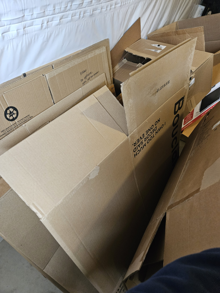 Large Lot of Used Cardboard Boxes - Moving Boxes & More - photo 2