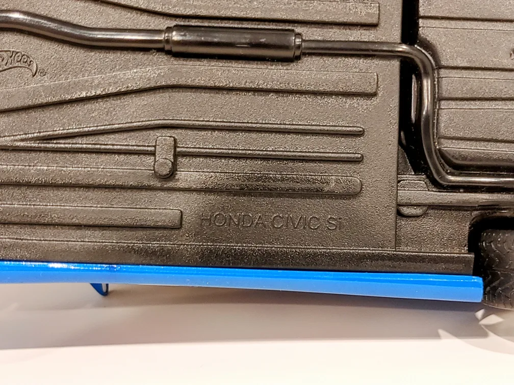 2002 Hot Wheels Honda Civic Si Blue Mattel Wings West Tunerz image indicator(7)