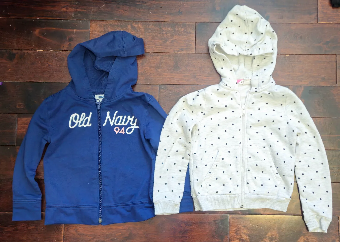 4T - Girls' Zip-Up Hoodies - Bundle of 2 thumbnail