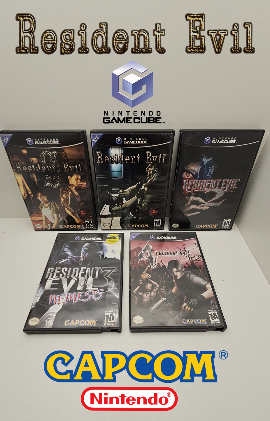 Resident evil gamecube game Lot.