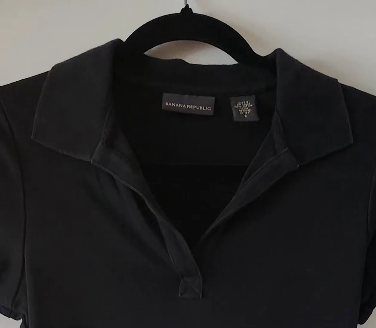 Banana Republic Black Polo Shirt image indicator(3)