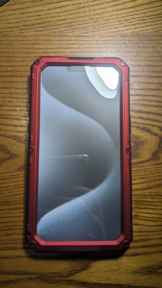 iPhone 15 Pro Max Waterproof Case - Red - photo 2