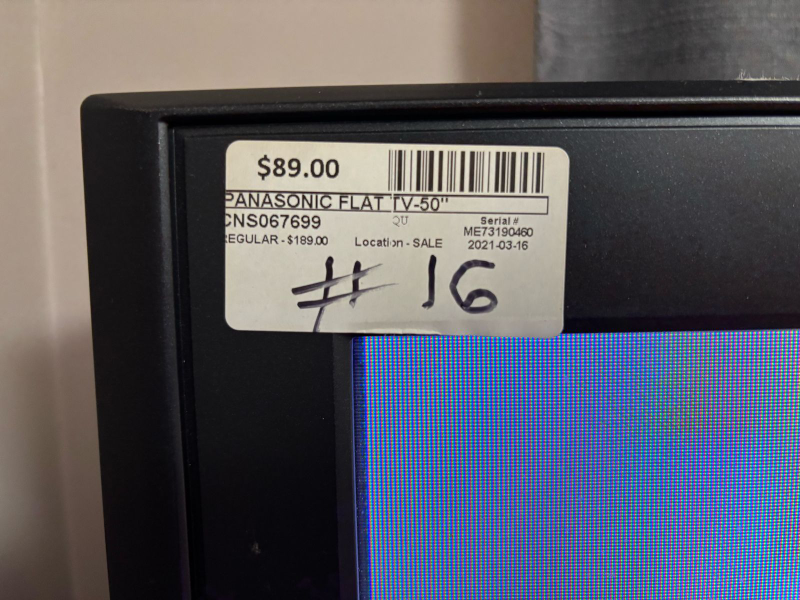 Panasonic 50" Flat Screen TV - photo 2
