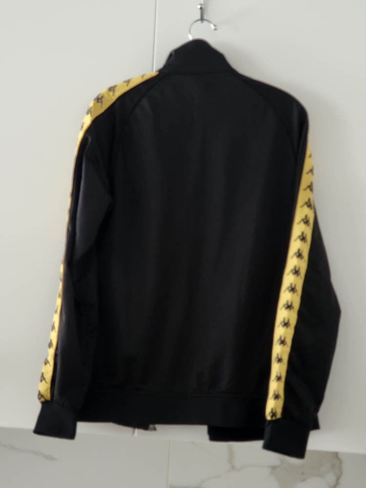 Black Kappa 222 Banda Track Jacket - Black and Gold - photo 5