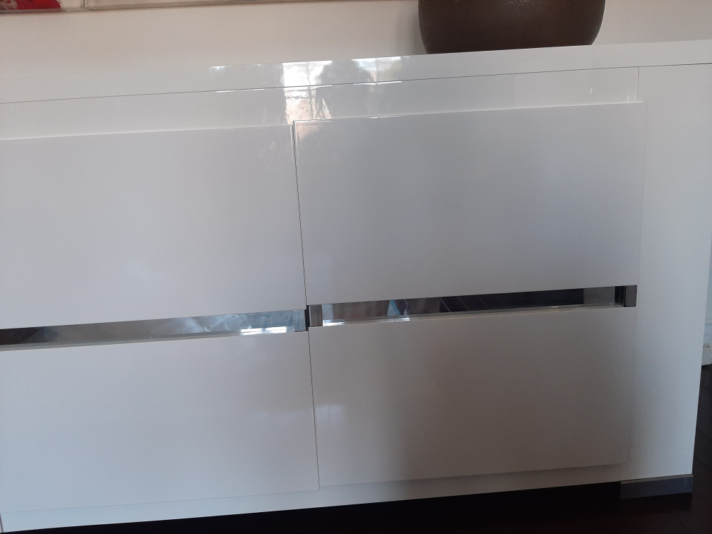 Modern White High Gloss Buffet/Sideboard - photo 3