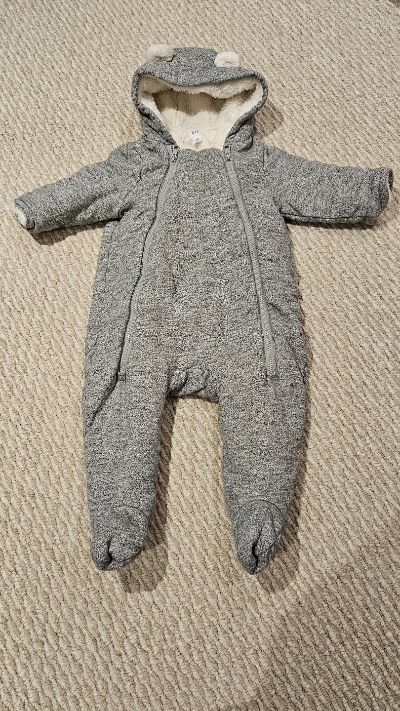 Baby Gap Snowsuit, Size 6-12 Months