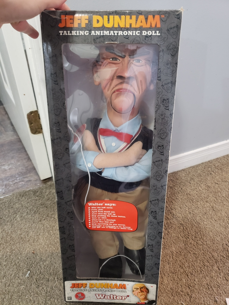 Jeff Dunham Walter Animatronic Talking Doll NECA