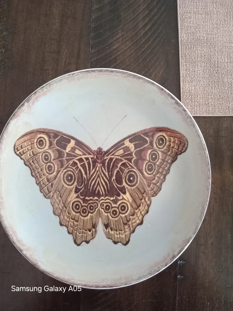 Set of 4 Butterfly Decorative Plates image indicator(4)