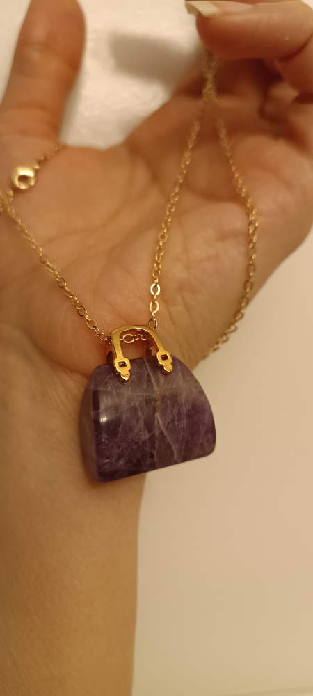 Red Jasper Handbag Necklace - photo 3