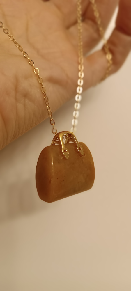 Red Jasper Handbag Necklace - photo 4