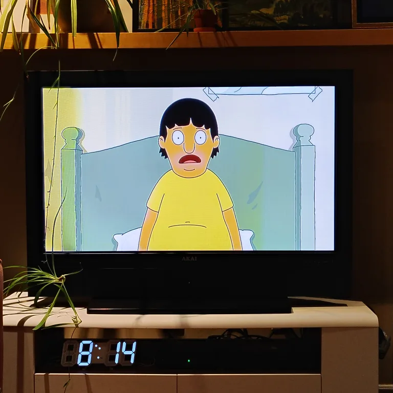 Akai 42" plasma television image indicator(2)