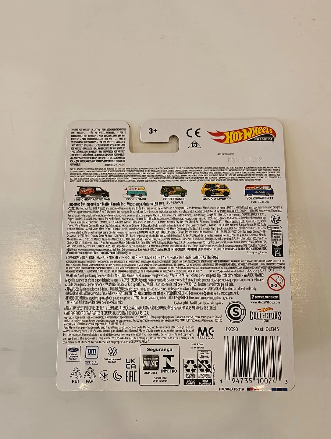 HOT WHEELS PREMIUM 1985 CHEVY ASTRO VAN image indicator(2)
