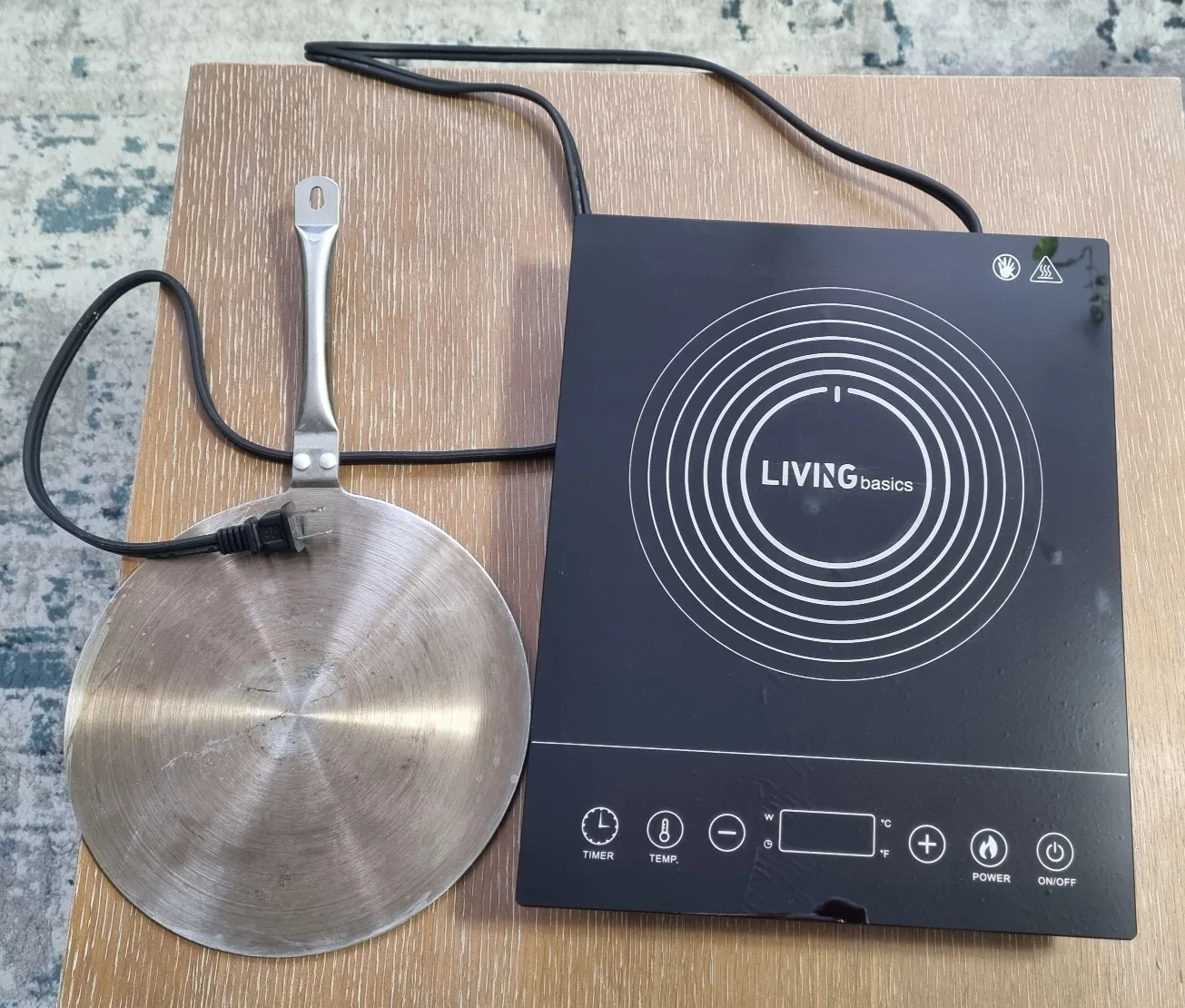 Single Induction Cooktop + Induction Cooker Plate Adapter thumbnail
