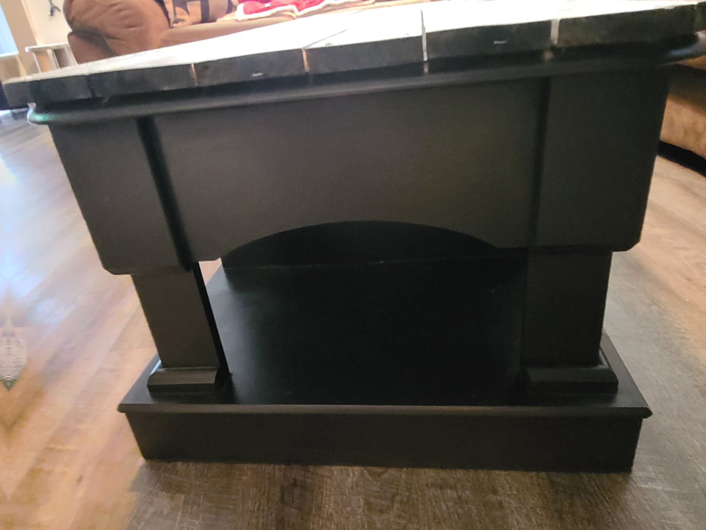 Rustic Farmhouse Coffee Table with Storage - photo 2