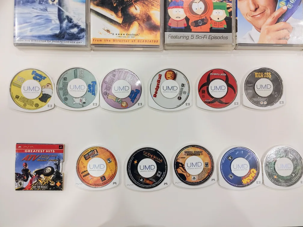 PSP Games and Movies (Prices in the description) image indicator(4)