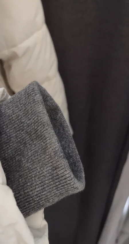 (NEW) Hunter Almond Marshmallow Mid Length Puffer Jacket - Cream image indicator(8)