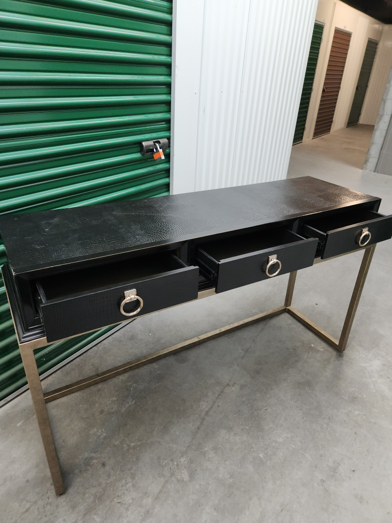 Modern Console Table with Three Drawers - photo 3