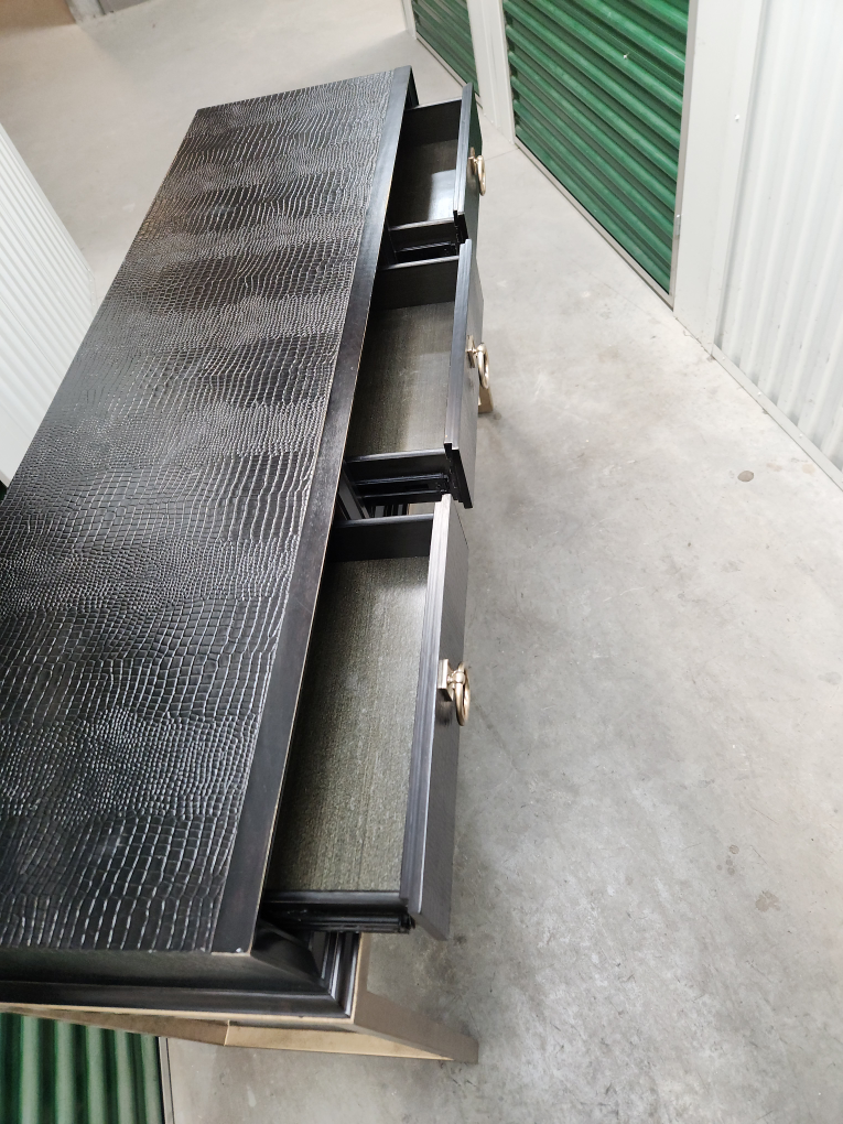Modern Console Table with Three Drawers - photo 4